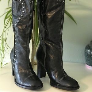 Kenneth Cole “Going Studly” black boots 7.5